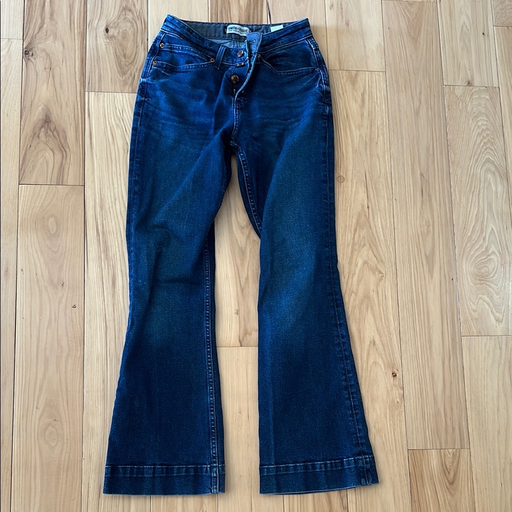 Women's Blue Flared Jeans